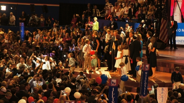 Romney, Ryan, Children and Balloons Romney, Ryan, Children and Balloons